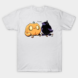 Pumpkitt and the Raven T-Shirt